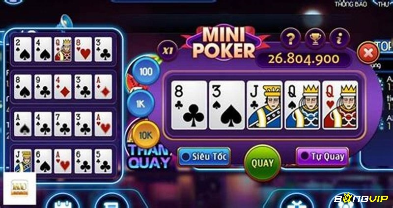 Áp dụng bí kíp đơn giản này và kiên nhẫn chơi Mini Poker, bạn sẽ có cơ hội nổ hũ dễ dàng nhé!